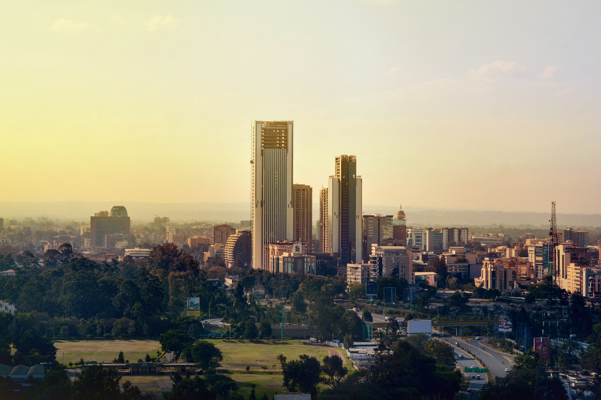 Nairobi Skyline View