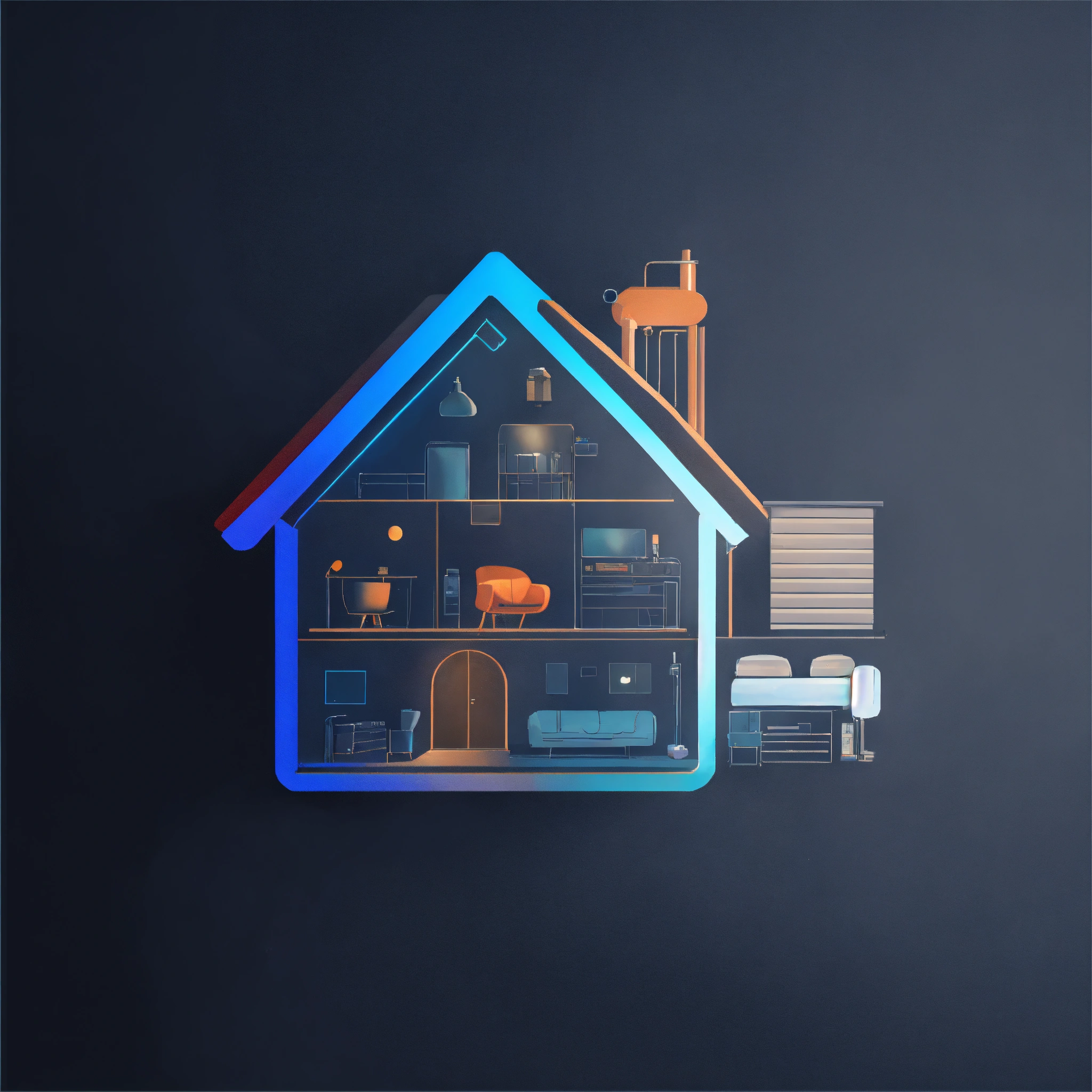 empty warm home